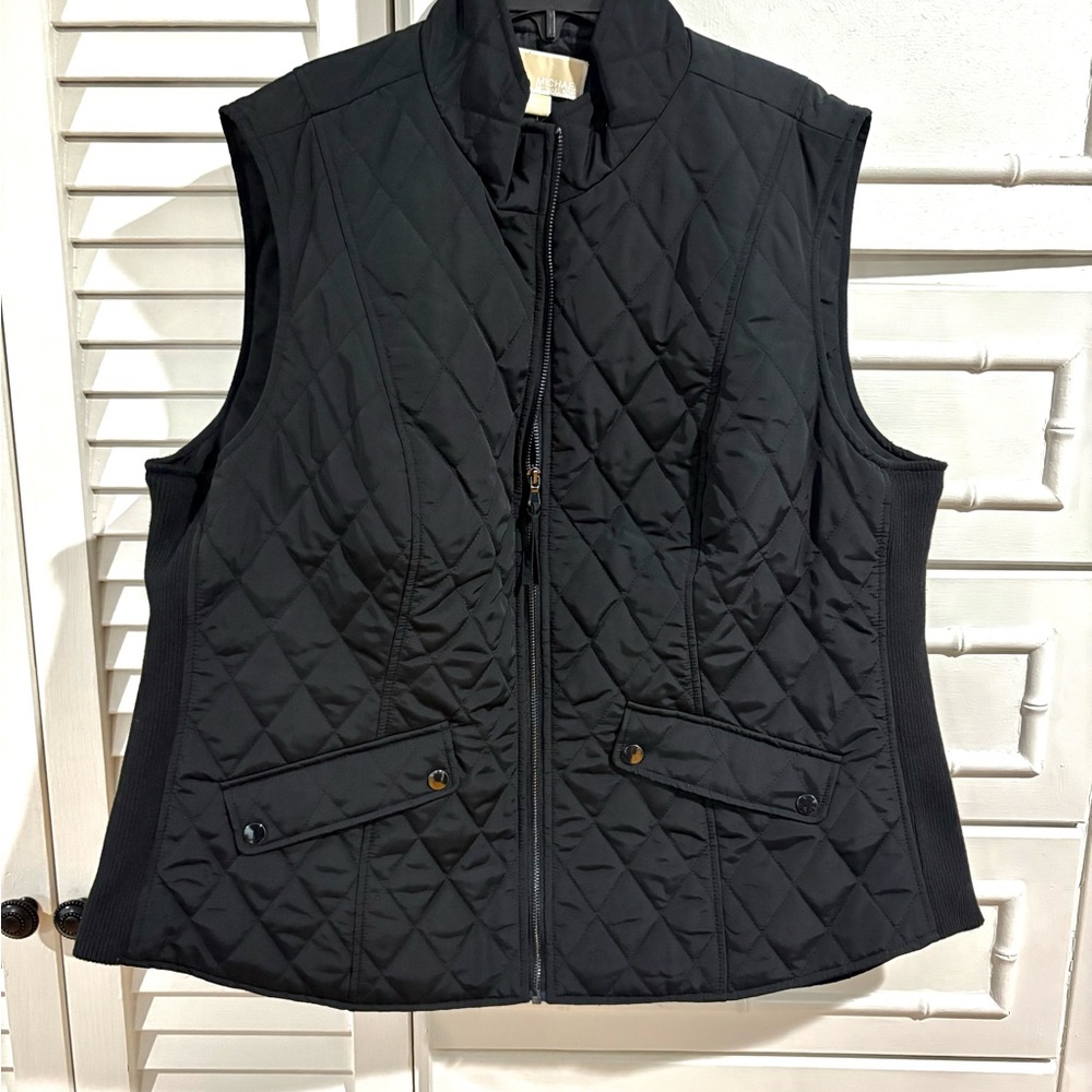 Women's MICHAEL KORSE Black Quilted Vest NWT Size 2X